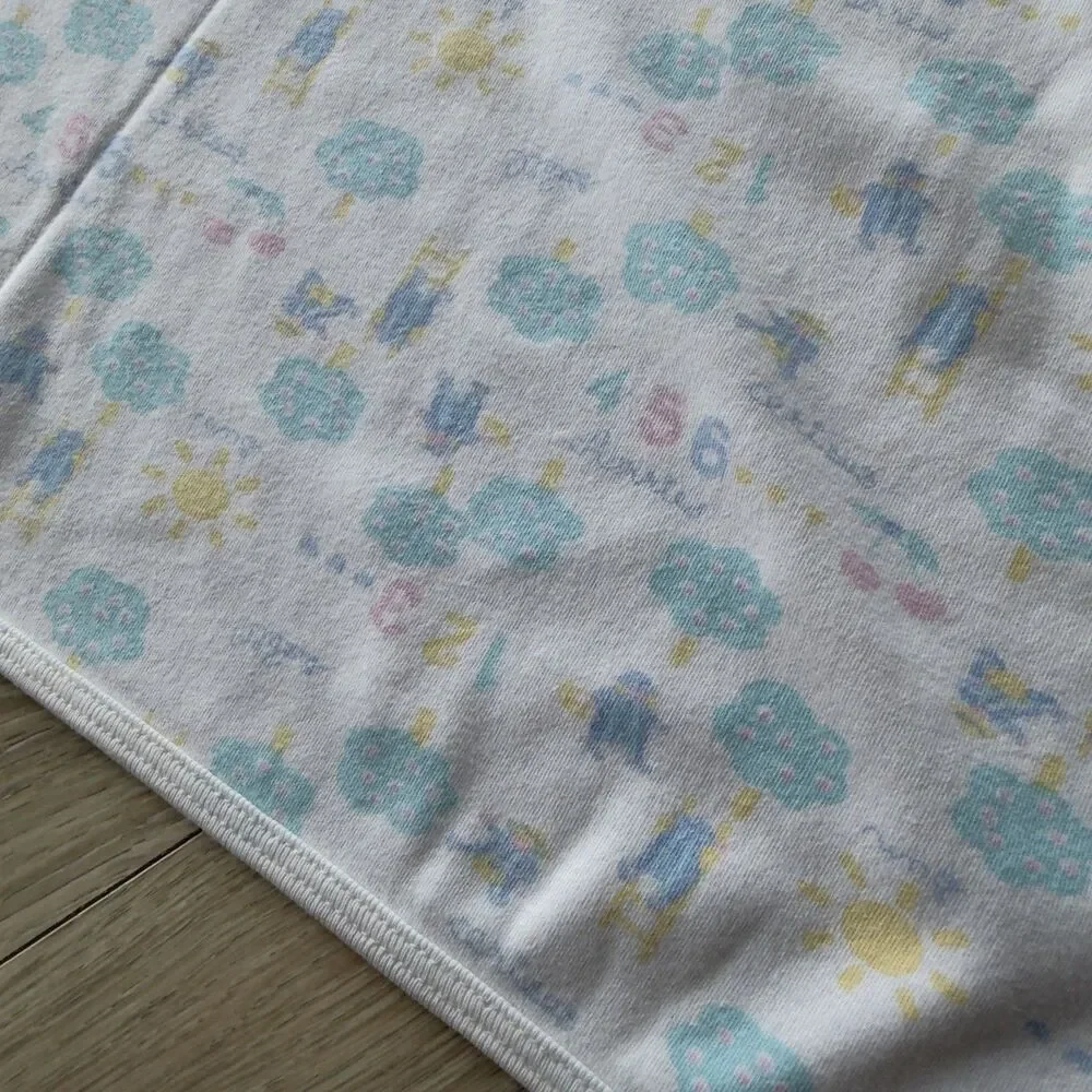 Oshkosh B’Gosh Vintage Baby Blanket Cotton Cherries Trees Fruit Gender Neutral